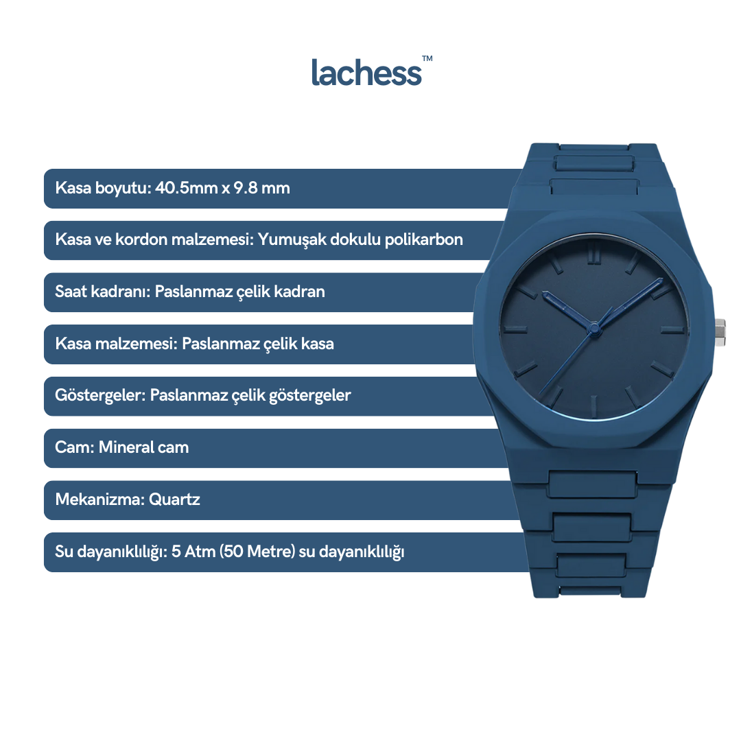 Roman Full Blue Watch